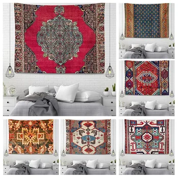 Украшение дома, настенный гобелен, эстетическая комната, аксессуары в стиле бохо, ткань для подвешивания на стену, осенняя мандала, винтажный декор в Марокко, Спальня