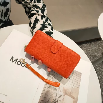 Двухслойная кожаная сумка большой емкости для мужчин и женщин 2023 года, новый кошелек из натуральной кожи, сумка для мобильного телефона