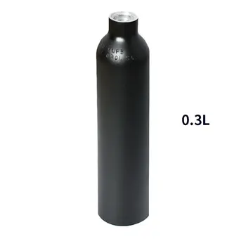 3000psi 200bar 0.3L 300cc Алюминиевый цилиндр Высокого давления HPA Бак M18 * 1.5