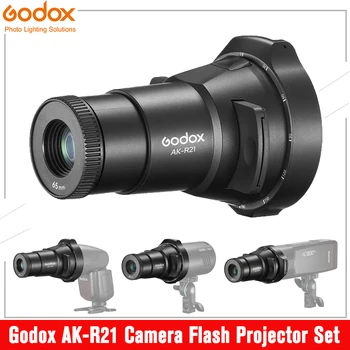 Комплект для Крепления Проекционной Вспышки Godox AK-R21 С Круглой Головкой Fresnel Head Slide Kit для Godox AD200Pro AD100Pro V1 Flash LC30 ML30