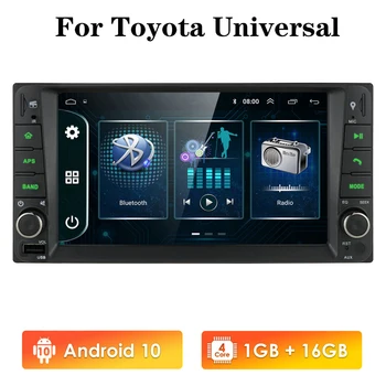 7-Дюймовый Android Автомобильный Радиоприемник GPS Для Toyota Corolla RAV4 Terios Prado Camry Tundra Rush Crown Мультимедиа SWC FM Микрофон Карта Сенсорный Экран
