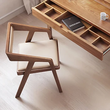Креативный Дизайнерский деревянный стул Nordic Lounge Дизайн офисного макияжа, Стулья для столовой и гостиной, современная мебель для взрослых Mueblesa
