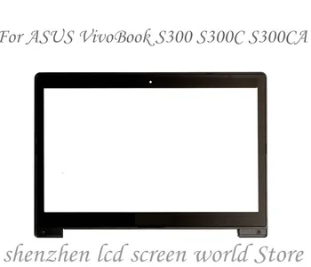 Оригинальная сенсорная стеклянная панель для ноутбука ASUS VivoBook серии S300 S300C с сенсорным экраном 13,3 дюйма и дигитайзером с рамкой
