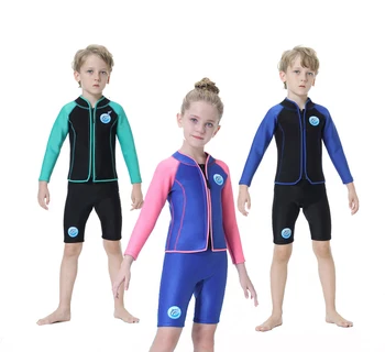 2,5 мм Детский утолщенный водолазный костюм с разделенной теплоизоляцией для мальчиков и девочек 