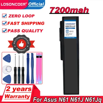 7200 мАч Аккумулятор для ноутбука Asus N61 N61J N61Jq N61V N61Vg N61Ja N61JV N53 M50 M50s N53S A32-M50 A32-N61 A32-X64 A33-M50 N53S