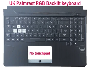 Клавиатура UK Palmrest с RGB подсветкой для ASUS FX95DD FX95DT FX95DV FX95GU FX95GT