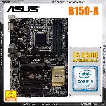 Asus B150-A С i5 6500 Материнской платой Intel B150 B150M DDR4 LGA 1151 i7/i5/i3 USB3.0 m.2 SATA3 CPU Материнская плата КОМПЛЕКТ
