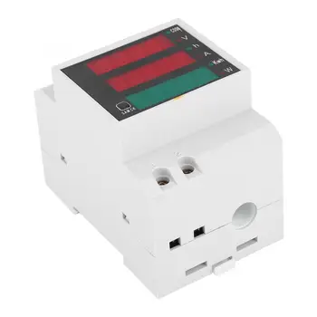монитор мощности D52-2047 Многофункциональный электросчетчик с цифровым отображением текущего напряжения, измеритель коэффициента мощности AC200 ~ 450 В мощность