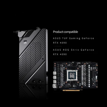 Водяной блок графического процессора серии Granzon 4090, для Asus ROG Strix / TUF Gaming GeForce RTX 4090, GBN-AS4090STRIX