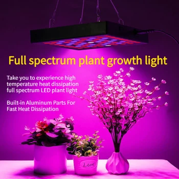 Полный спектр Растущих Ламп LED Grow Light 25 Вт 50 Вт Освещение Для Комнатных Растений Fitolampy AC85-240V Для Растений, Цветов, Рассады