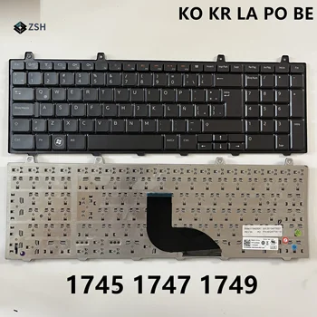 Корейский/Латинский/Португалия/Бельгия Новая замена клавиатуры ноутбука Dell для Studio 17 1745 1747 1749 Без подсветки
