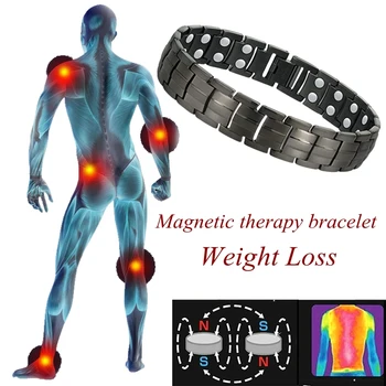 Энергетический ювелирный подарок для снятия боли при артрите, магнитный браслет для лечения потери веса, браслеты для лечения усталости для мужчин и женщин