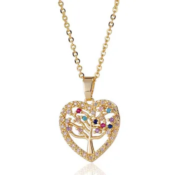 Ожерелья с подвеской в виде сердца из циркона 