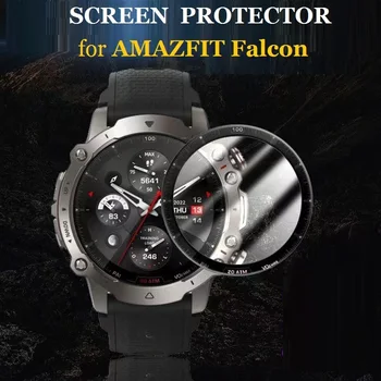 10 шт. Мягкая защитная пленка 3D для смарт-часов Amazfit Falcon Full Cover HD с прозрачной защитой от царапин