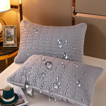 Водонепроницаемая наволочка для спальни, набор из 2 утолщенных и удобных наволочек для односпальной кровати, 48x74 см, наволочки для домашнего текстиля