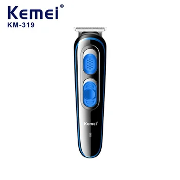 Kemei KM-319 Электрическая Машинка Для Стрижки Волос Профессиональный Мужской Триммер USB Перезаряжаемый Электрический Триммер Для Стрижки Волос