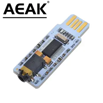 Mini PCM2704 USB Audio Звуковая карта DAC декодер Плата без привода для портативных ПК