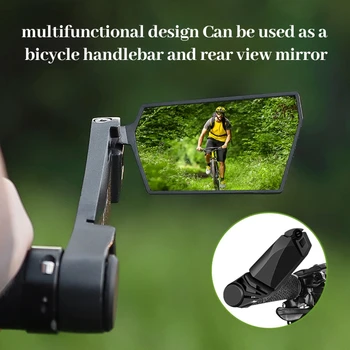 Гибкое зеркало заднего вида с возможностью поворота на 360 градусов для велосипеда MTB, защитные зеркала заднего вида для велоспорта, прямая поставка