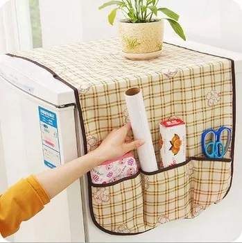 Пылезащитный чехол для холодильника с карманной сумкой для хранения, Сумка-органайзер для стиральной машины, Подвесная сумка