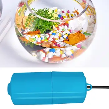 1 комплект Аквариумный воздушный насос USB Зарядка Эффективная Оксигенация Тихая работа Энергосберегающий кислородный насос Аквариум для рыб
