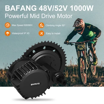 BAFANG BBSHD 1000W Mid Drive Conversion Kit Электрический Велосипед BBS03 48V 52V 1000W DIY Motor Kit 8Fun G320.1000 Для Дорожного покрытия