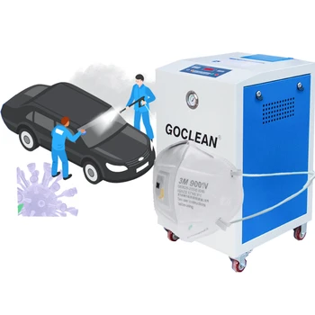 Водосберегающая паровая машина Goclean для распыления средств по уходу за автомобилем Портативный очиститель для автомойки Паровая автомойка Optima