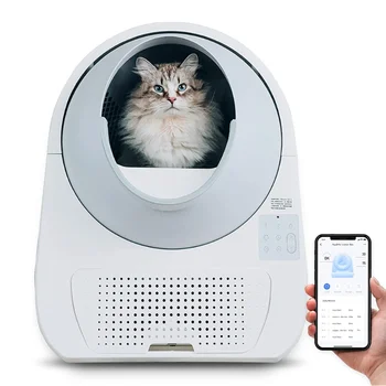 Умный самоочищающийся ящик для кошачьего туалета CATLINK, автоматическая песочница, кошачий туалет с приложением для идентификации нескольких кошек, контрольный отчет о состоянии здоровья