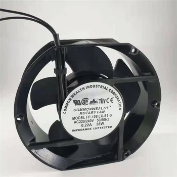 Вентилятор охлаждающего воздуха переменного тока FP-108EX-S1-S/B 17251 220V 0.22A 38W 17251