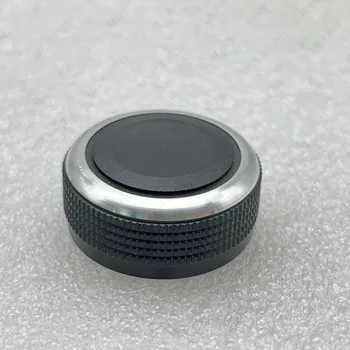 1 ШТ 30 мм модифицированный круглый автомобильный навигатор центральная консоль аудио, переключатель громкости, черная ручка, крышка из алюминиевого сплава, отверстие D