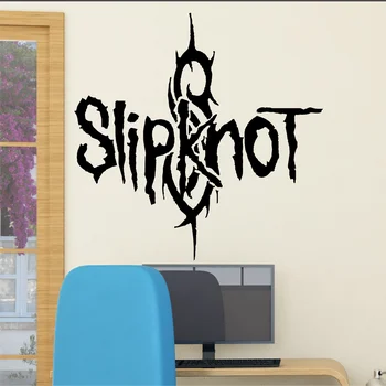 Slipknot Логотип Настенные Художественные Наклейки Деколь Декор Виниловый Плакат DIY Подарок для детей съемный
