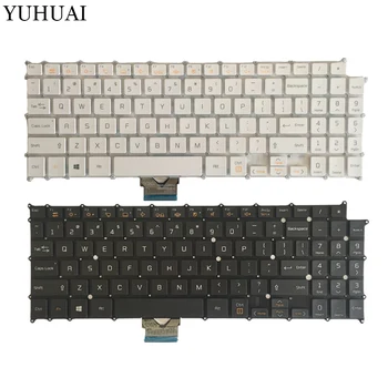 Американская клавиатура для ноутбука LG 15Z960 AEW73709802 HMB8146ELB01 английская клавиатура для ноутбука черный, белый цвет