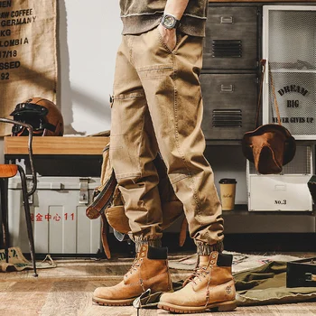 Тактические брюки-карго, мужские уличные водонепроницаемые боевые брюки, повседневные брюки с несколькими карманами, мужские рабочие военные джоггеры для бега трусцой Плюс размер A01