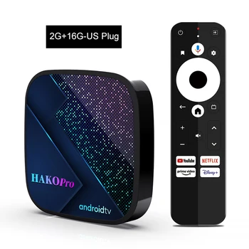 Сетевая телеприставка, совместимая с Bluetooth 5.0, портативная телеприставка, 64G Голосовой ассистент, ТВ-приставка для просмотра фильмов, для просмотра телевизора