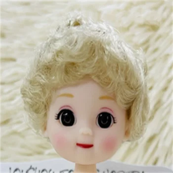 Голова куклы подходит для 13-сантиметровых или 16-сантиметровых кукол Bjd с 3D-имитацией глаз для детских игрушек и аксессуаров DIY Drees Up