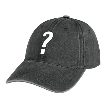 символ вопросительного знака Ковбойская шляпа Шляпы Хип-Хоп Шляпа Человек для солнца Мужские кепки женские