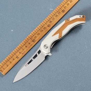 Портативный Открытый Складной Нож D2 Сталь G10 Ручка Выживания Кемпинг Спасательный EDC Инструмент