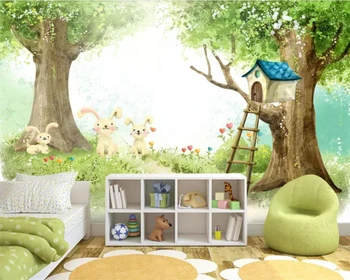 beibehang Пользовательские обои 3d украшение детской комнаты обои Визионерское искусство Детский сад высококлассная живопись papel de parede