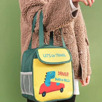 Мультяшная переносная сумка для ланча Bento, термоизоляционный пояс, сумка для ланча для офисных работников, японские ученики начальной школы