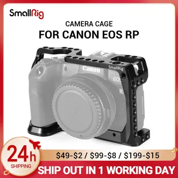 Клетка для зеркальной камеры SmallRig для Canon EOS RP оснащена отверстиями с резьбой 1/4 3/8 Для крепления микрофона Magic Arm CCC2332