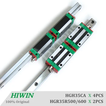 Линейная Направляющая HIWIN HGR35 HGH35CA Блокирует Каретку маршрутизатора, разделяет Линейные Направляющие 1500 мм для Деталей с ЧПУ С большой нагрузкой