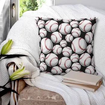 Наволочка с бейсбольным рисунком, чехол для подушки с принтом, подушка для дивана, Поясная подушка, наволочка