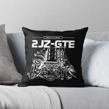 2JZ GTE Engine - MK4 Supra - JDM, подушка для гоночного автомобиля, Чехлы для диванов, Декоративные подушки для роскошных диванных подушек, Эстетичный