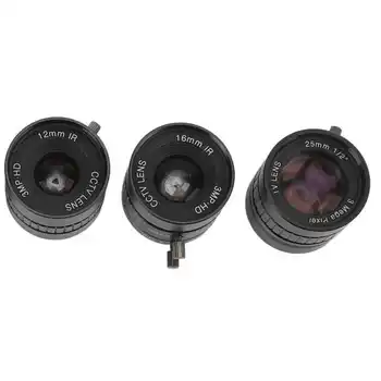 6шт Комплект объективов с креплением CS длиной от 4 мм до 25 мм с ручной диафрагмой 3 Мп для цифровой камеры
